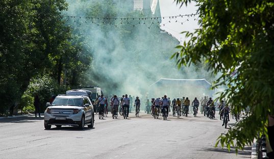 КСБ на велопараде в Астрахани (май 2019)