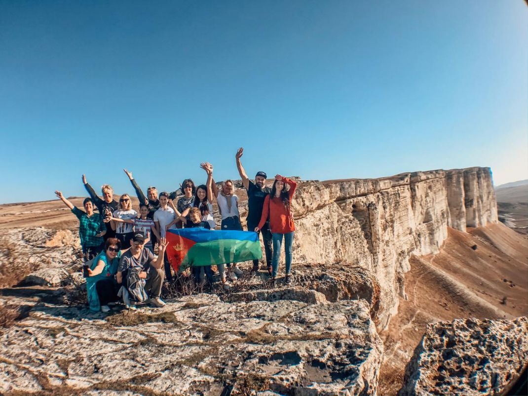 KNB CITIZENS CONQUERED AQ QAYA IN CRIMEA